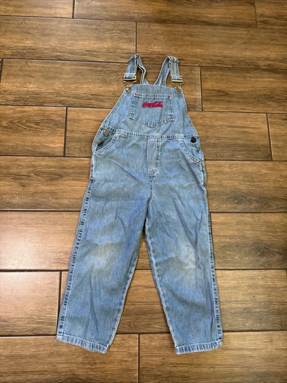 Vintage Coca Cola Jean Overall Size 4T